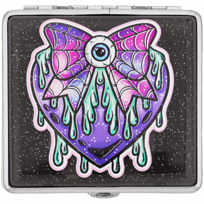 Black Sparkle Eye Love You to Death Stash Case — Cannabitches × Tarryn Ann