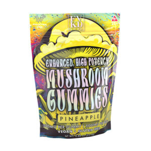 fvkd Mushroom Gummies 5000mg - 10 count - Pineapple Flavor
