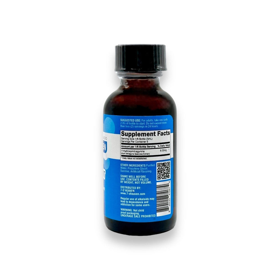 7-OHeaven 7-OH Shot, 50mg, 1oz, Back
