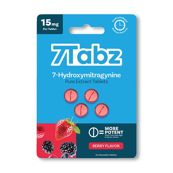 7Tabz 7-Hydroxymitragynine Pure Extract Tablets - Berry Flavor