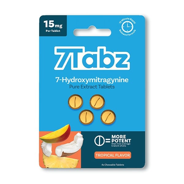 7Tabz 7-Hydroxymitragynine Pure Extract Tablets - Tropical Flavor