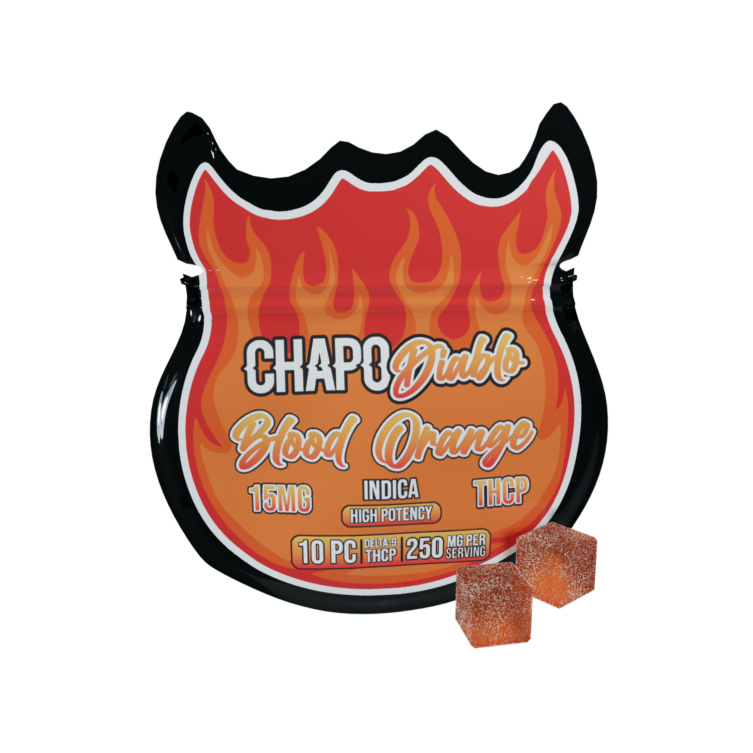 Chapo Diablo THC-P Gummies (2500mg) - Blood Orange