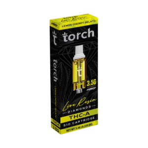 Torch THC-A Live Resin Diamonds Cartridge (3500mg) - Lemon Cherry Gelato