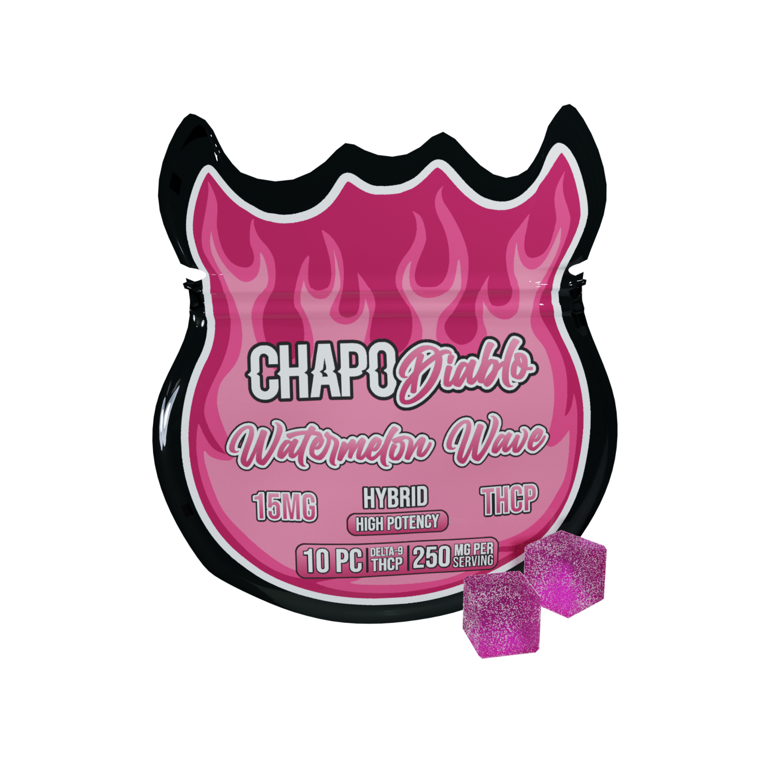 Chapo Diablo THC-P Gummies (2500mg) - Watermelon Wave