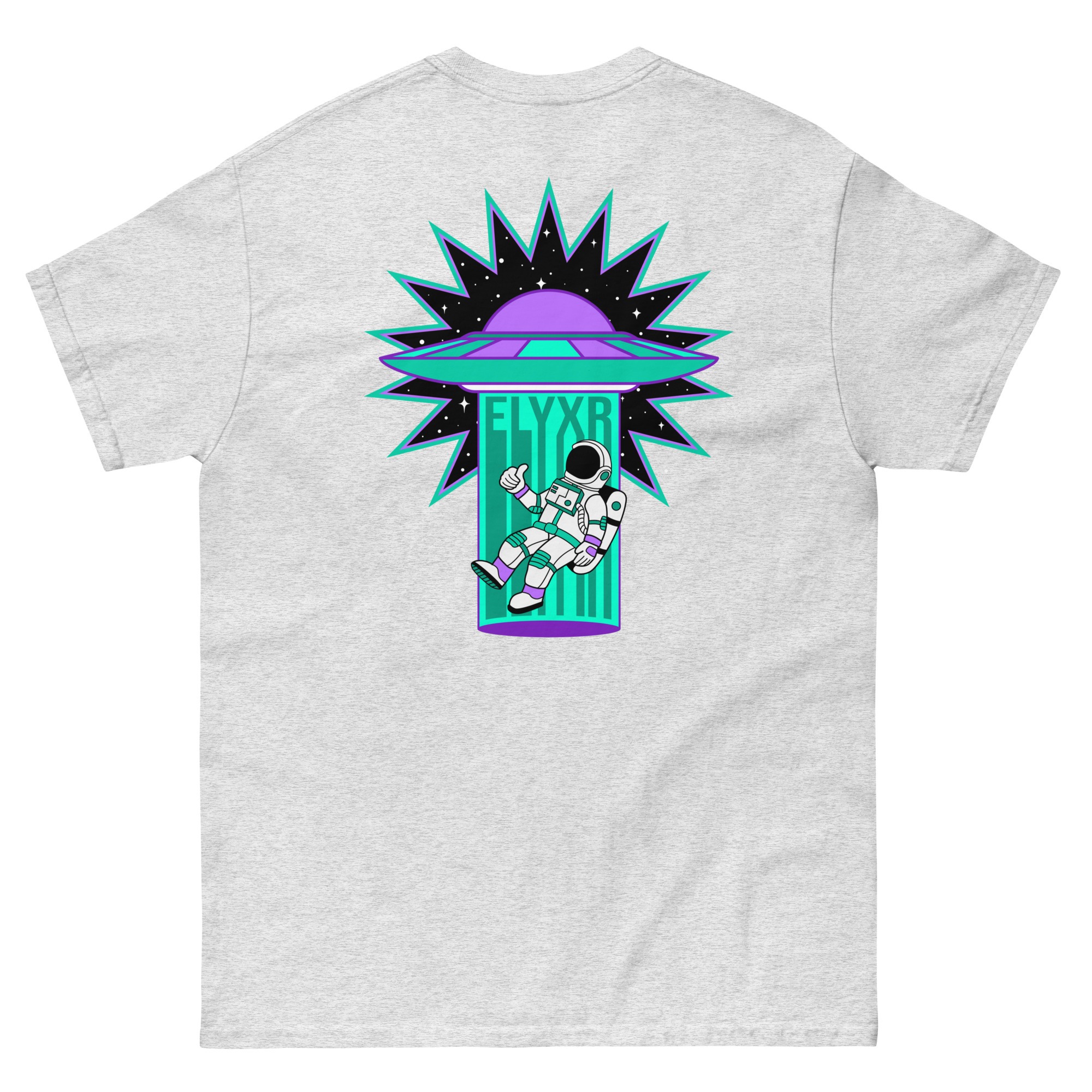 ELYXR Unisex Classic Tee White Black