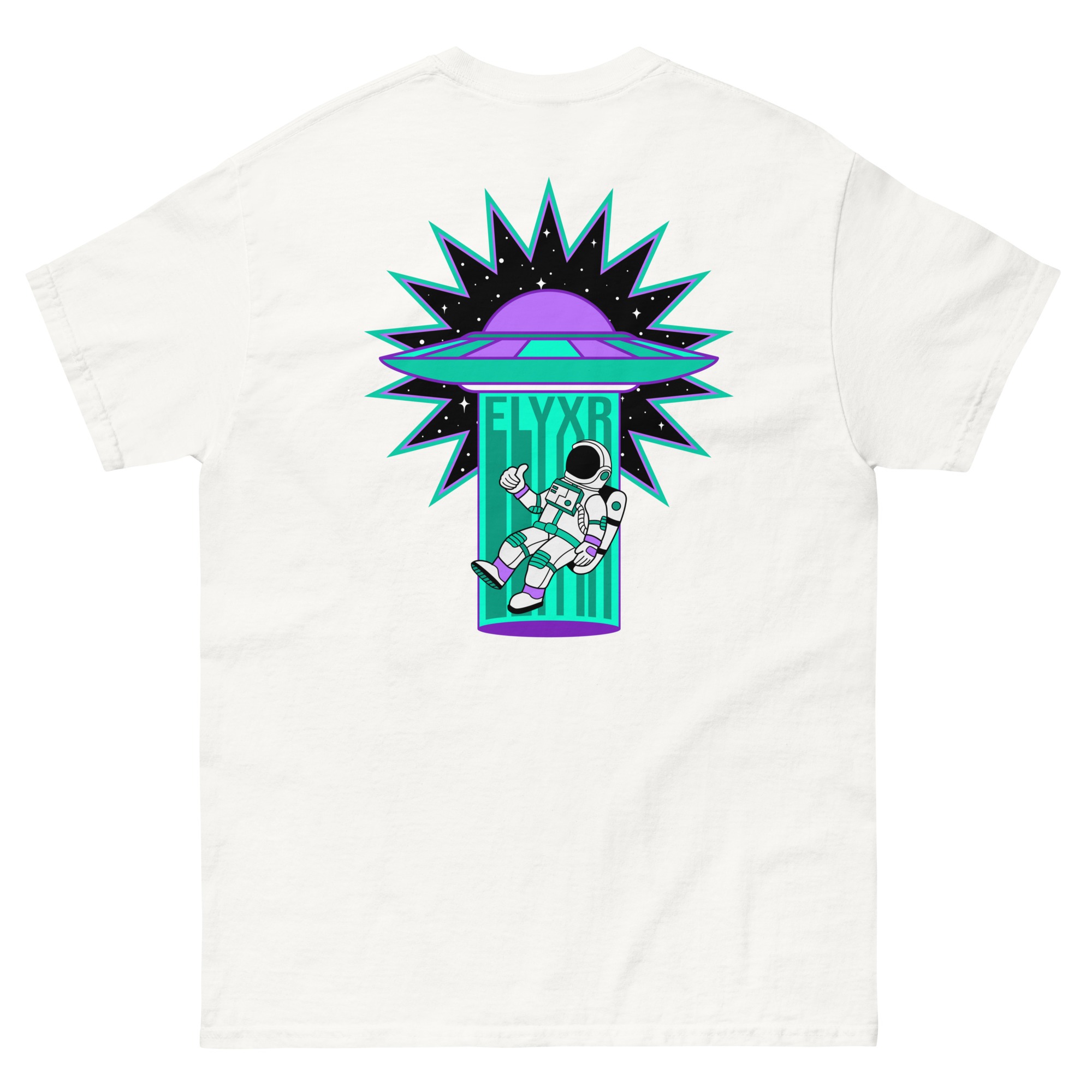 ELYXR Unisex Classic Tee White Black