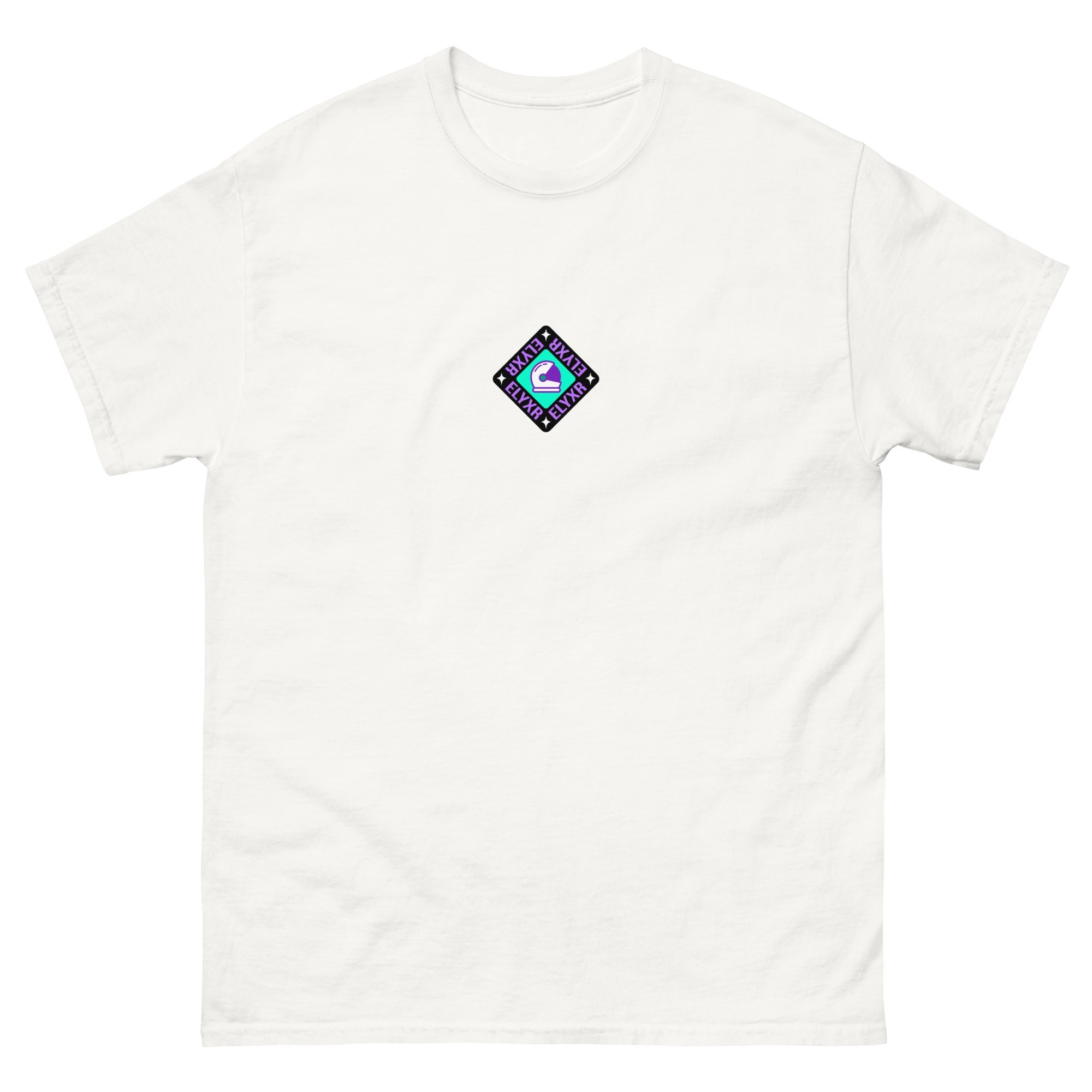 ELYXR Unisex Classic Tee White Black