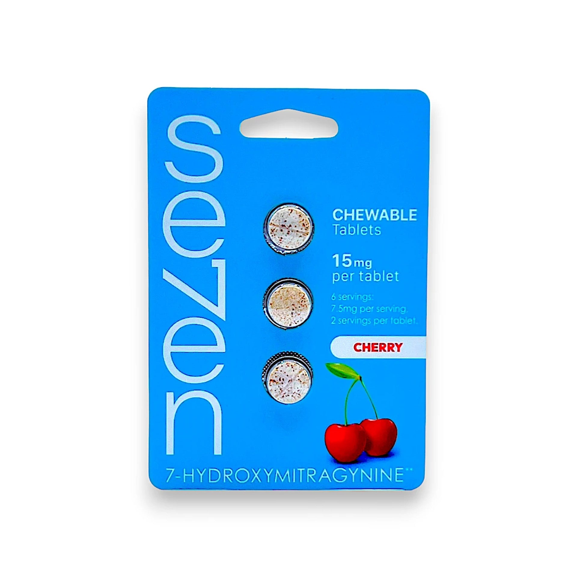 Se7en Kratom 7-OH Chewable Tablets Cherry 15mg
