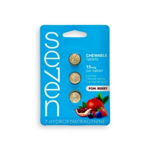 Se7en Kratom 7-OH Chewable Tablets Pom Berry 15mg