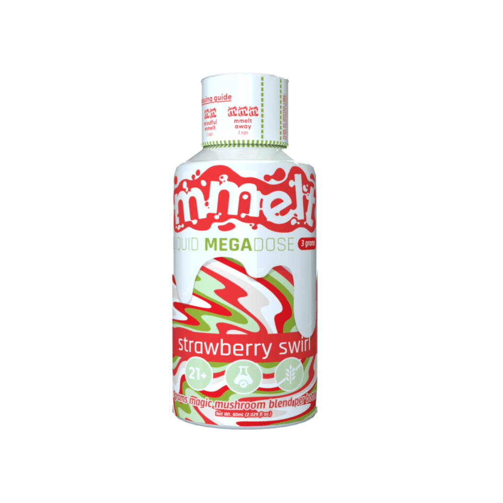 Mmelt Magic Mushroom Shots - Strawberry Swirl Flavor