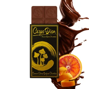 Carpe Diem Mushroom Chocolate Bar - Summer Citrus Belgian Chocolate