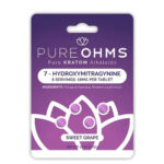 Pure Ohms 7-OH Kratom Extract Chewable Tablets Sweet Grape