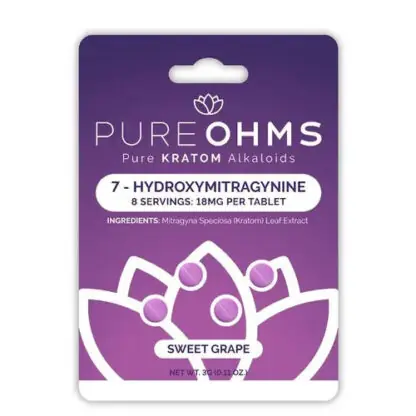 PureOhms Flavored 7-OH Tablets