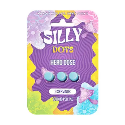 Purple Silly Dots Hero Dose Tabs