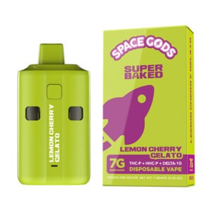 Space Gods Super Baked 7g Disposable Lemon Cherry Gelato