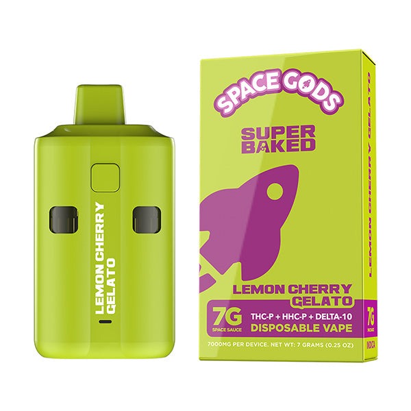 Space Gods Super Baked 7g Disposable Lemon Cherry Gelato