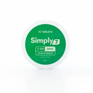 Simply7 7-OH Tablets - 1.15CT 30MG Front Sticker Lemon Mint