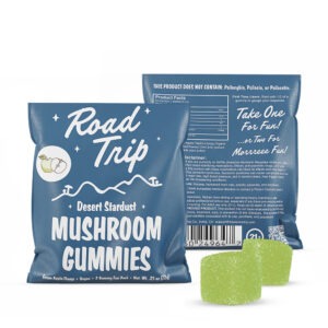 Road Trip Desert Stardust Mushroom Gummies (2 Count) - Green Apple Flavor