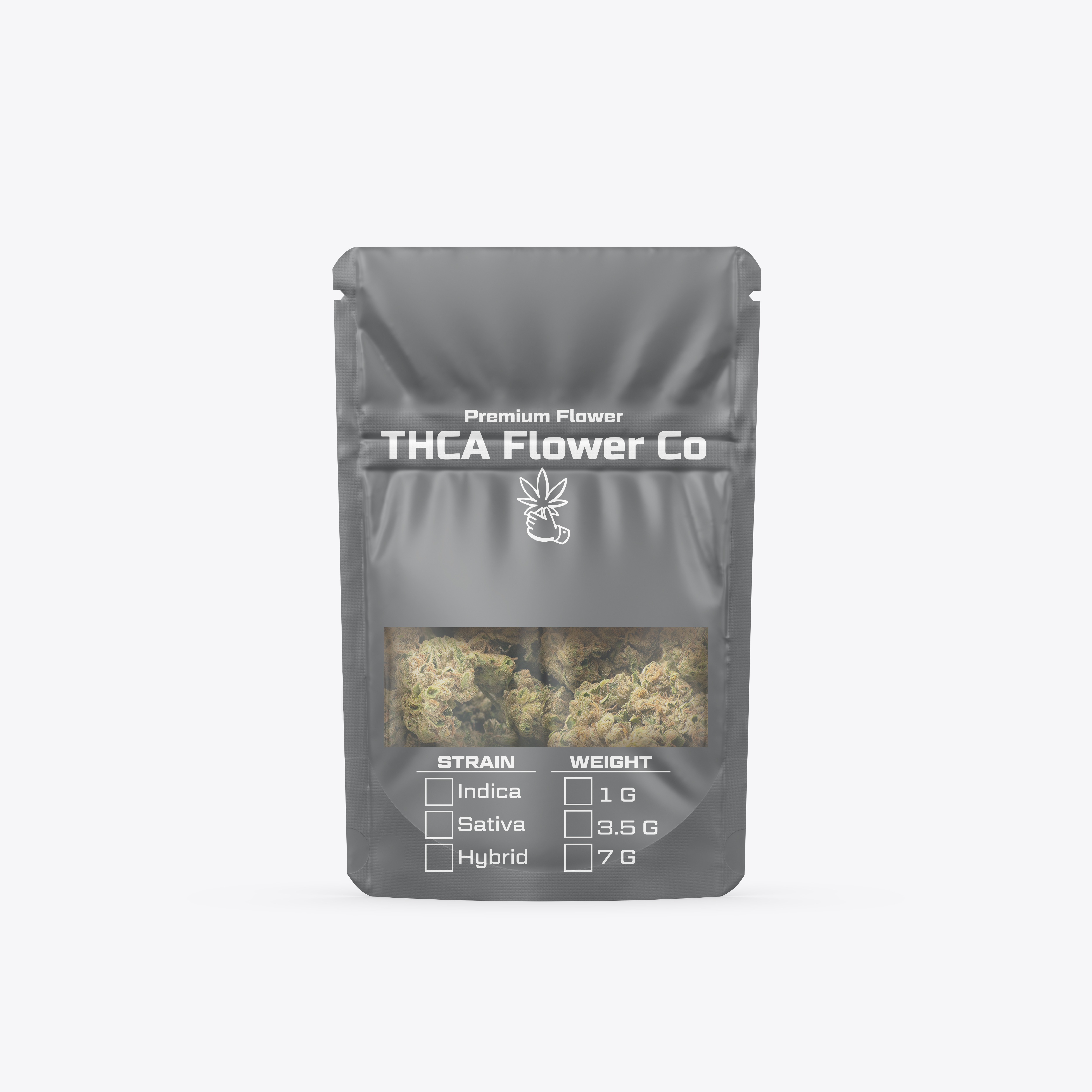 THCA Flower Co - Premium Mylar Bag