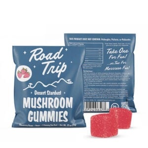 Road Trip Desert Stardust Mushroom Gummies (2 Count) - Strawberry Flavor