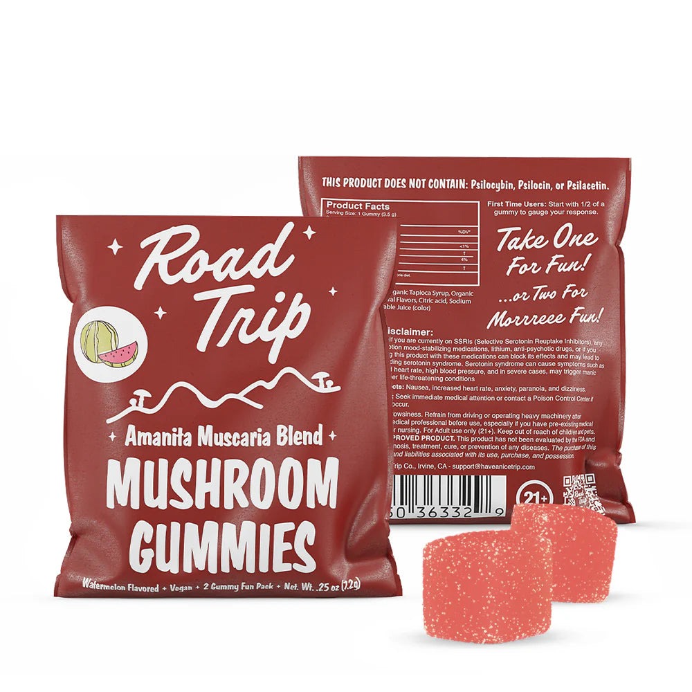 Road Trip Desert Stardust Mushroom Gummies (2 Count) - Watermelon Flavor