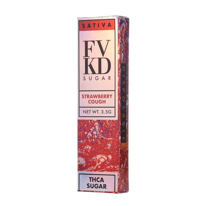 FVKD THC-A Sugar Disposable 3.5g - Strawberry Cough