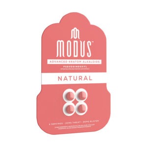 Modus Pseudo Kratom Tablets 20mg 4ct Natural