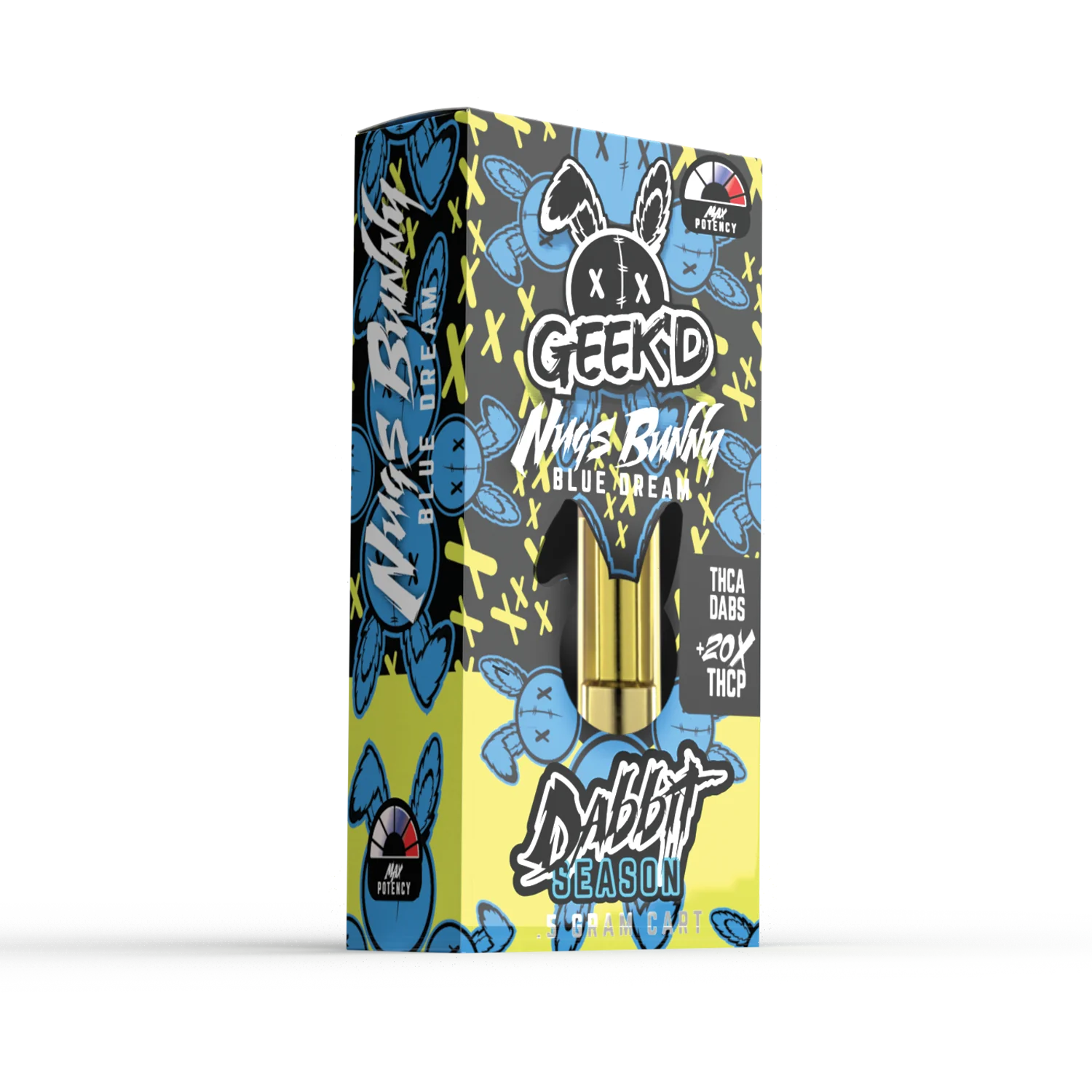 Geek'd Dabbit Nugs Bunny, Blue Dream