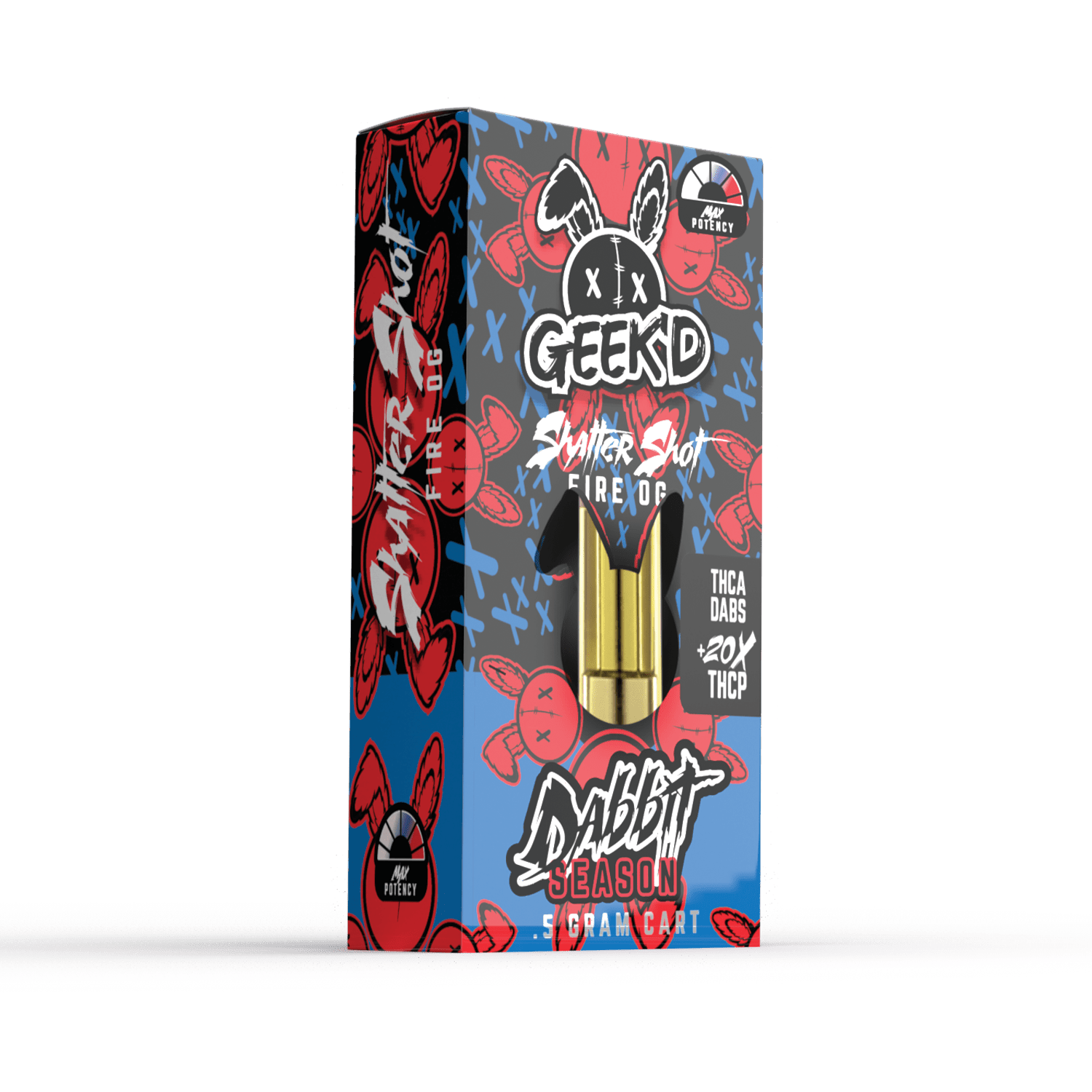 GEEK'D Dabbit Shatter Shot, Fire OG