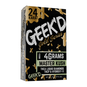 Geek'd Extracts Master Kush, 24K Gold Series