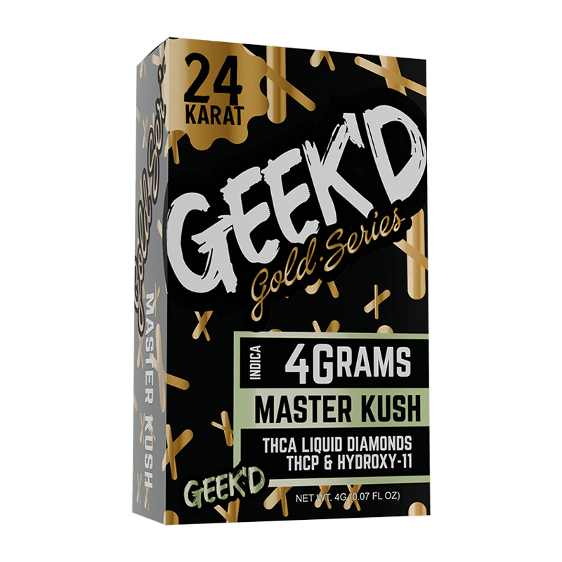 Geek'd Extracts Master Kush, 24K Gold Series