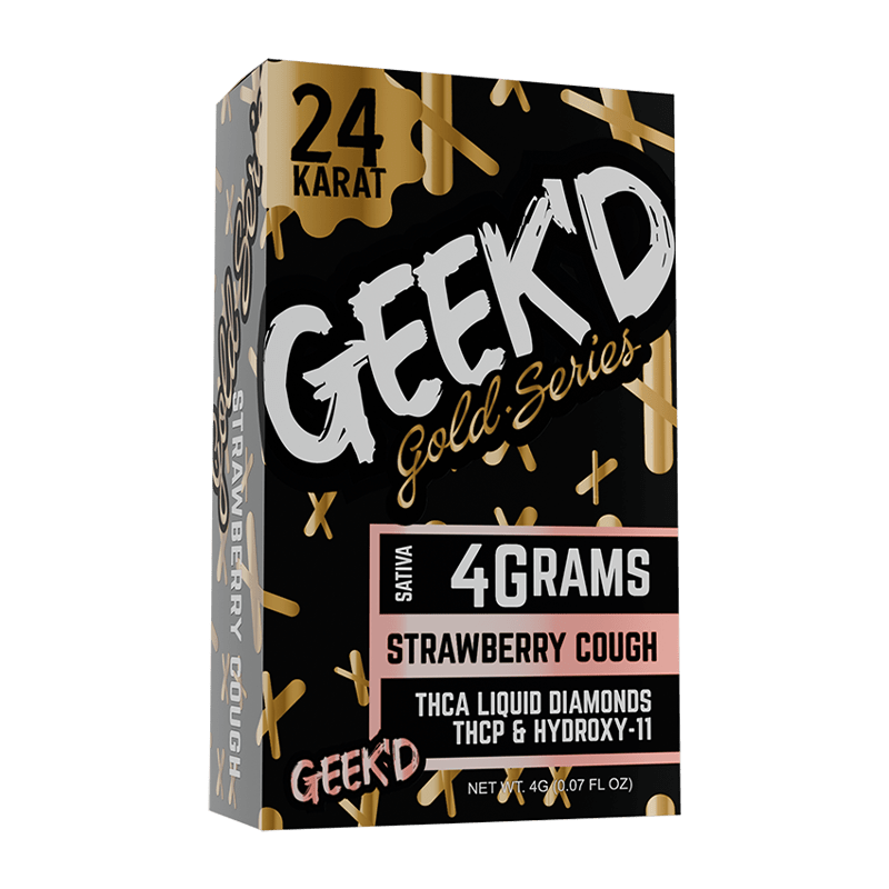 Geek'd Extracts Strawberry Cough 24K Gold Series
