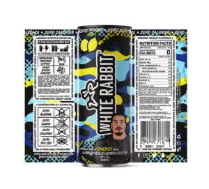 White Rabbit Kratom Seltzer - Larry Label