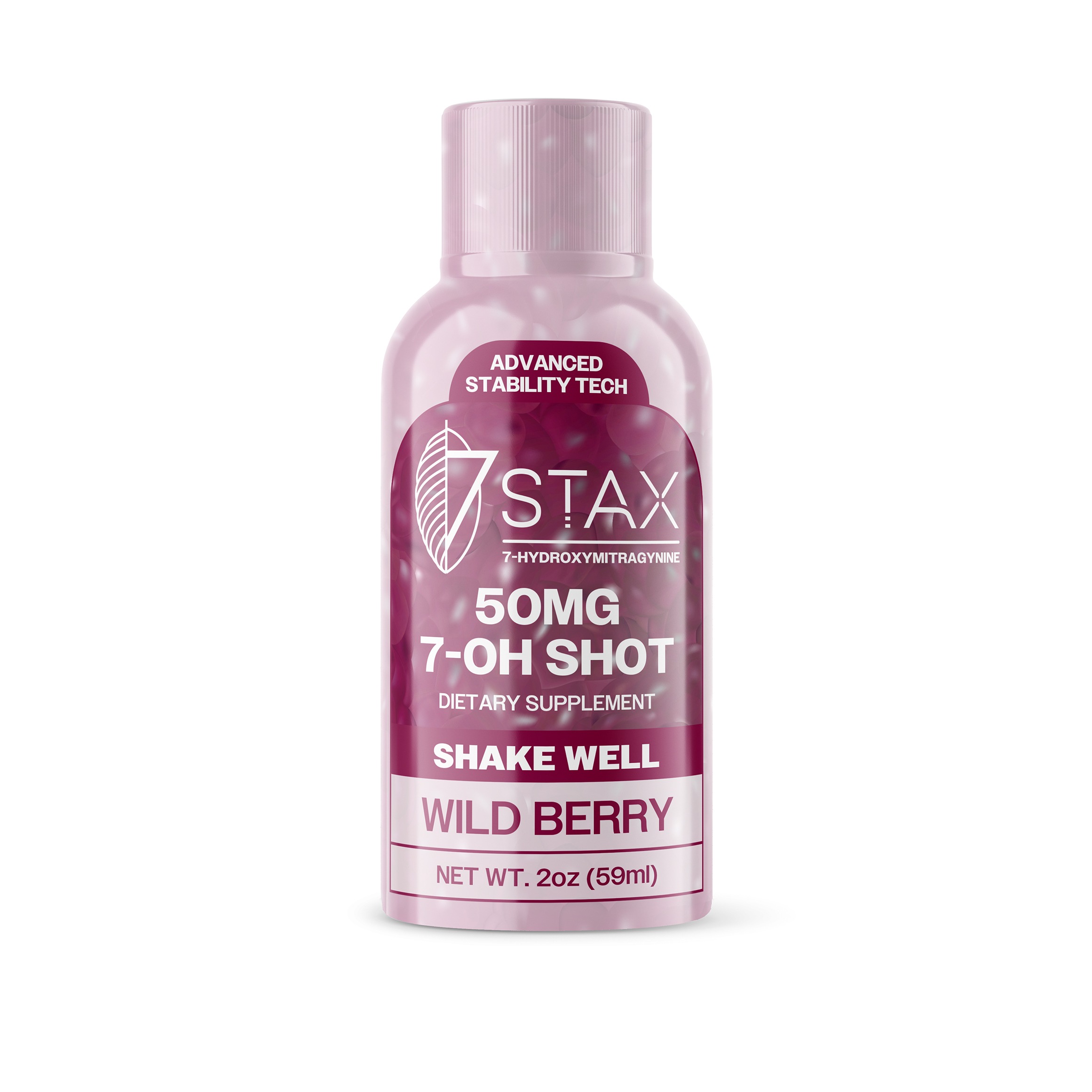 7Stax 7-OH Shot (50mg) - Wild Berry