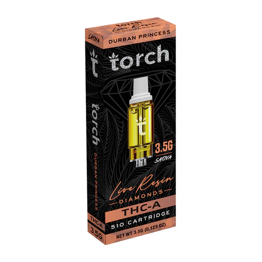Torch 3.5g Cart, Durbin Princess, Box - Live Resin Diamonds