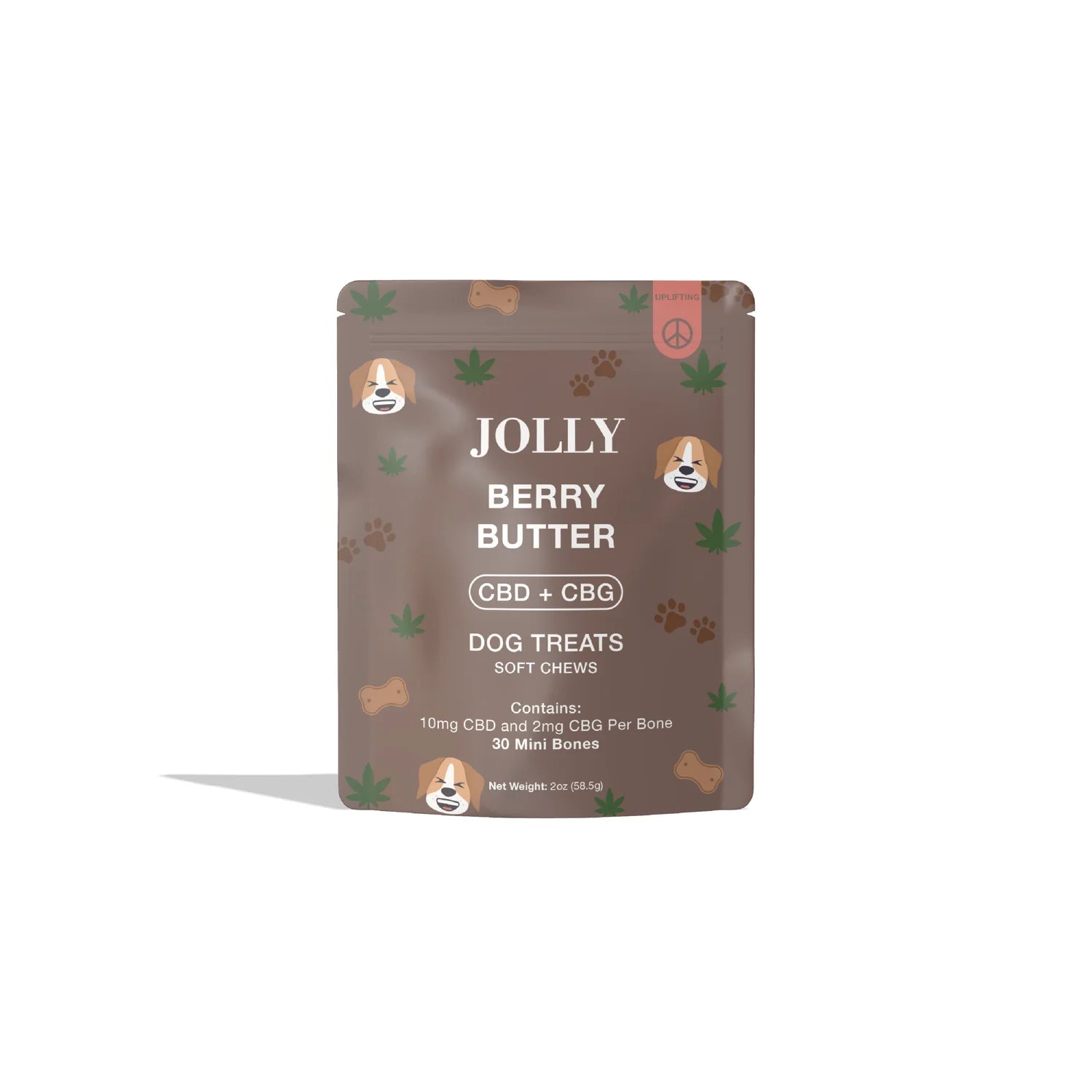 Jolly Berry Butter (CBD + CBG) - Dog Treats Soft Chews