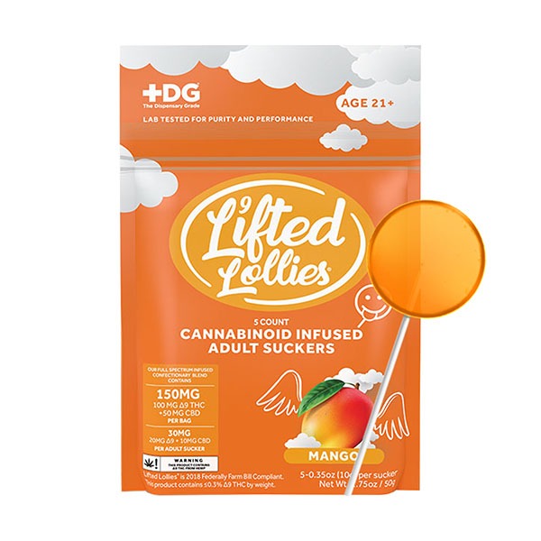 Buy Lifted Lollies Delta 9 Infused Adult Suckers (150mg) | Elyxr