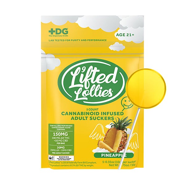 Buy Lifted Lollies Delta 9 Infused Adult Suckers (150mg) | Elyxr