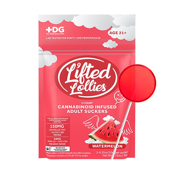 Buy Lifted Lollies Delta 9 Infused Adult Suckers (150mg) | Elyxr