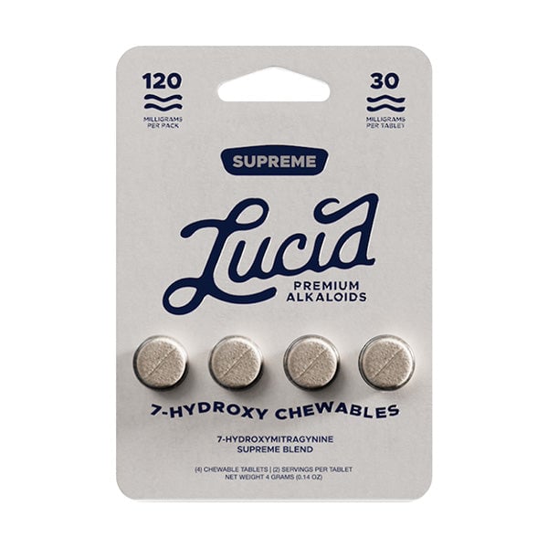 Lucid Supreme Blend 7-Hydroxy Tablets, 120mg, 4-count