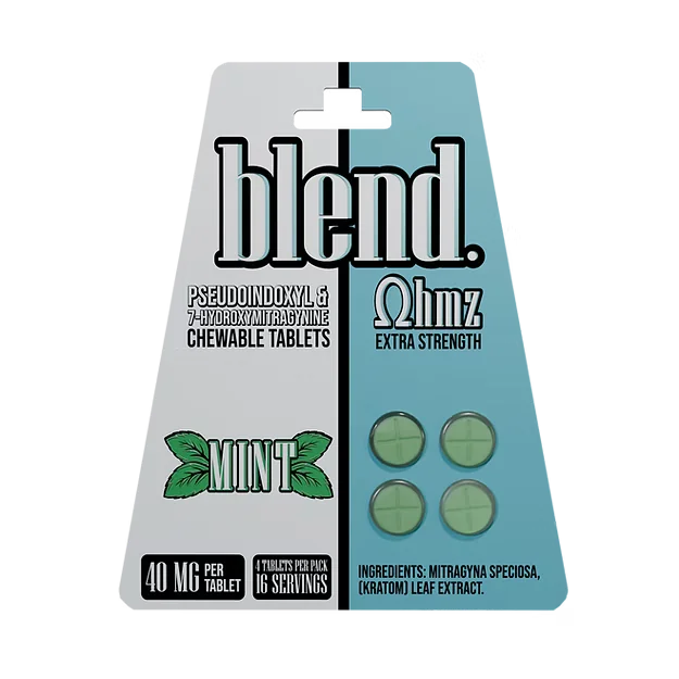 Blend Extra Strength 7-OH + Pseudo Tablets - Mint Flavor