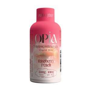 Opia Kratom Shot, 30mg, Raspberry Peach
