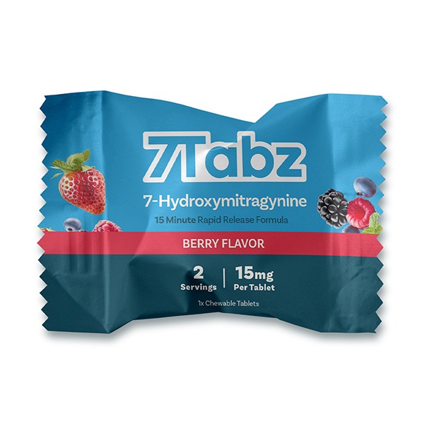 7Tabz 7-Hydroxymitragynine Pure Extract Tablet (1 Count) - Berry Flavor