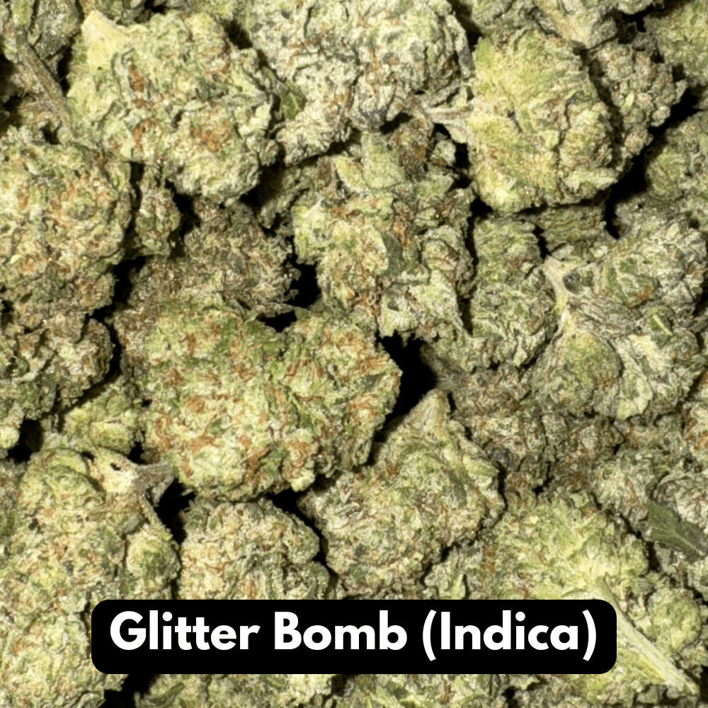 Natural THC-A Flower (Indica ~ Glitter Bomb)