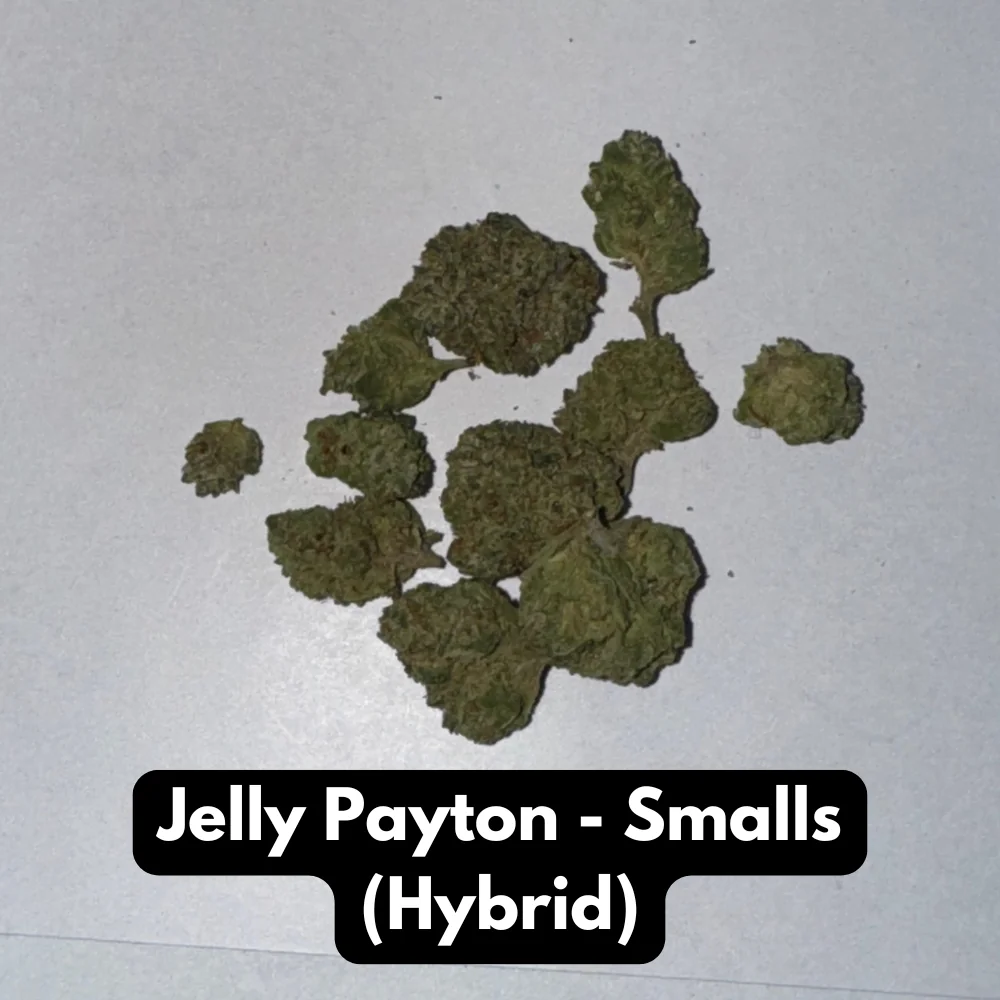 Natural THC-A Flower (Hybrid ~ Jelly Payton - Smalls)