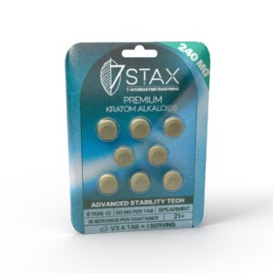 7Stax Premium 7-OH Kratom Alkaloid Tablets (240mg - 8 Count)