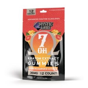 Mystic Labs 7-OH Gummies - Supercharged Citrus - 12 Count