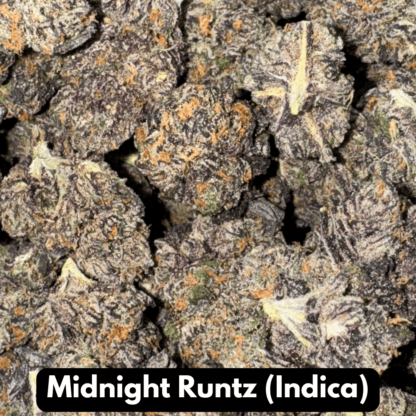 Natural THC-A Flower (Indica ~ Midnight Runtz)