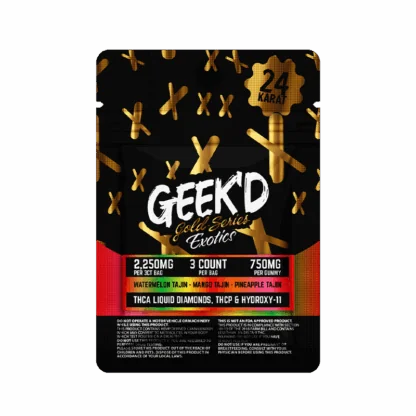 GEEK’D 24K Gold Series Exotic Gummy Sampler (2250mg)