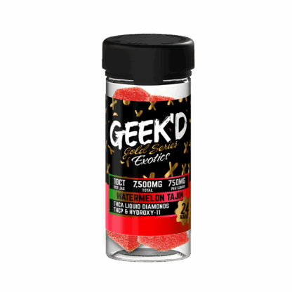 GEEK’D 24K Gold Series Exotic Gummies (7500mg)